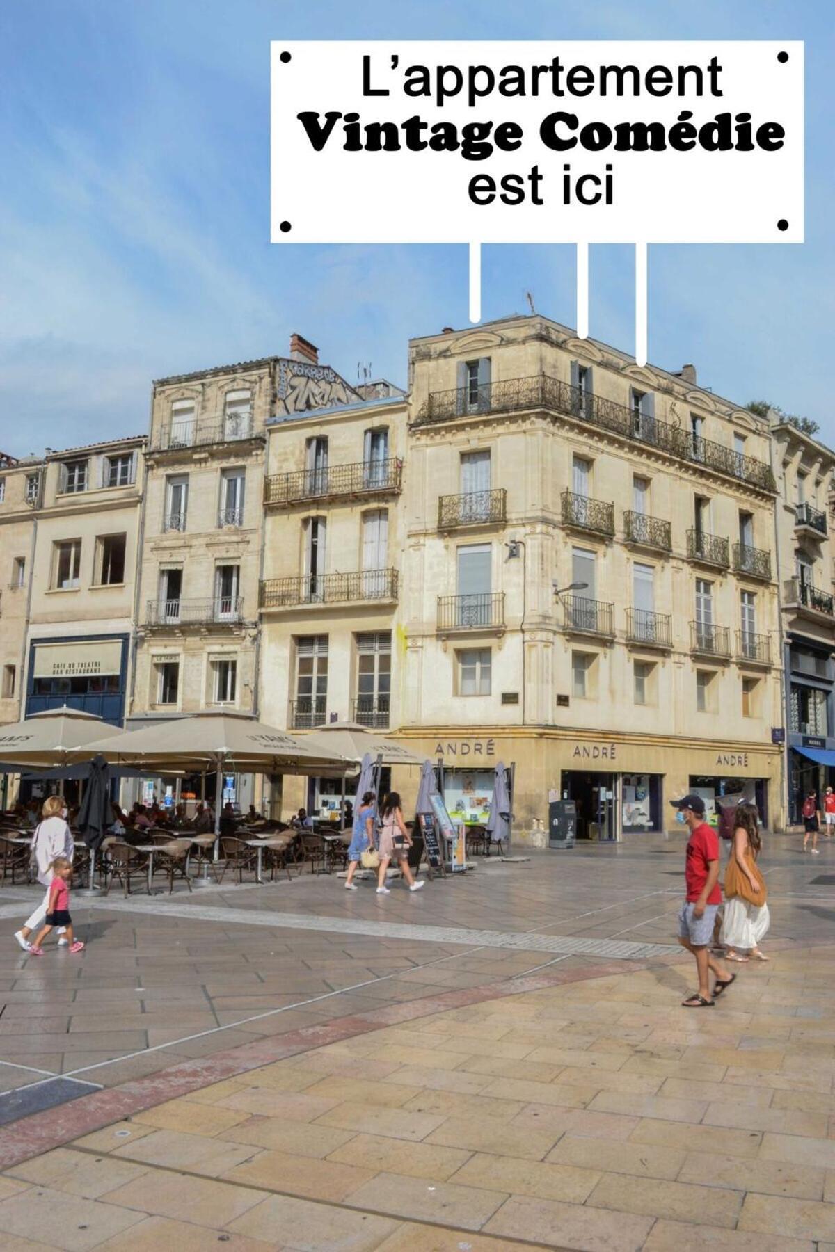 L'Atelier - Climatisation Et Vue Place De La Comedie Montpellier Exterior foto
